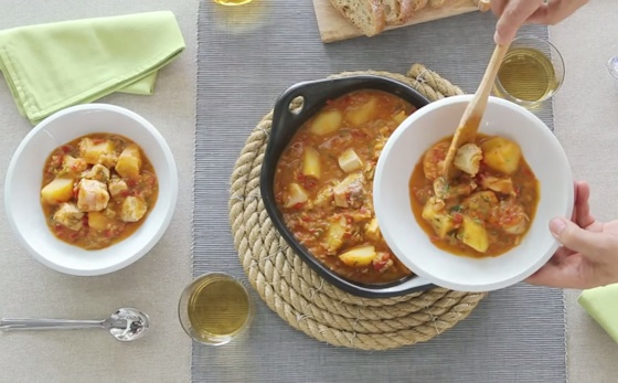 Receta de marmitako de bonito | Grupo Bolaños